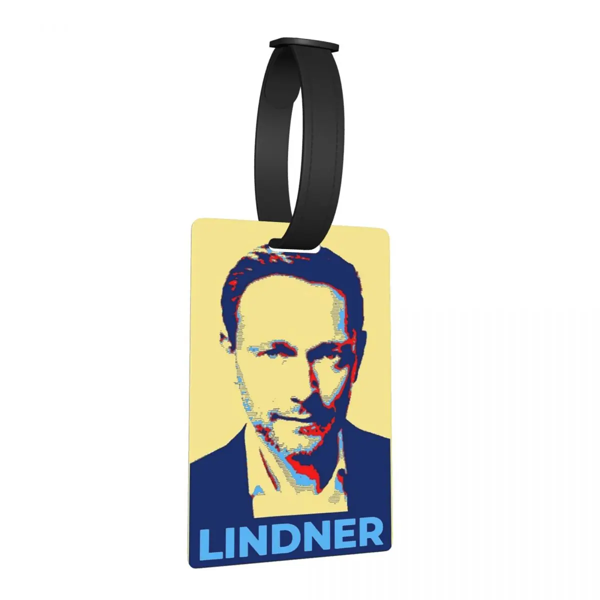

Legend Christian Lindner Minister Of Finance Luggage Tags Suitcase Portable Baggage Boarding Tag Label Holder ID Name Address