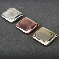 30mm Quality Brass Fashion male Lady's Pure Copper Belt Buckle DIY Leather Craft Jeans Accessories