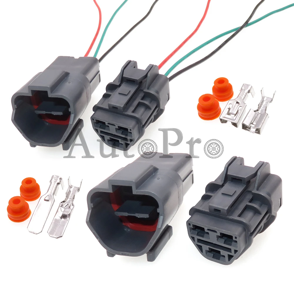 

1 Set 3 Hole 7123-6234-40 7222-6234-40 Excavator Throttle Motor Sensor Cable Starter Connector Auto Male Female Sealed Socket