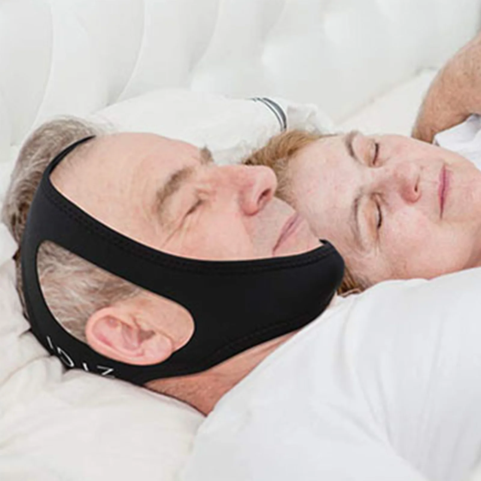 Adjustable Anti Snore Chin Strap Breathable and Comfortable Anti Snore Belt for Improving Nighttime Sleeping