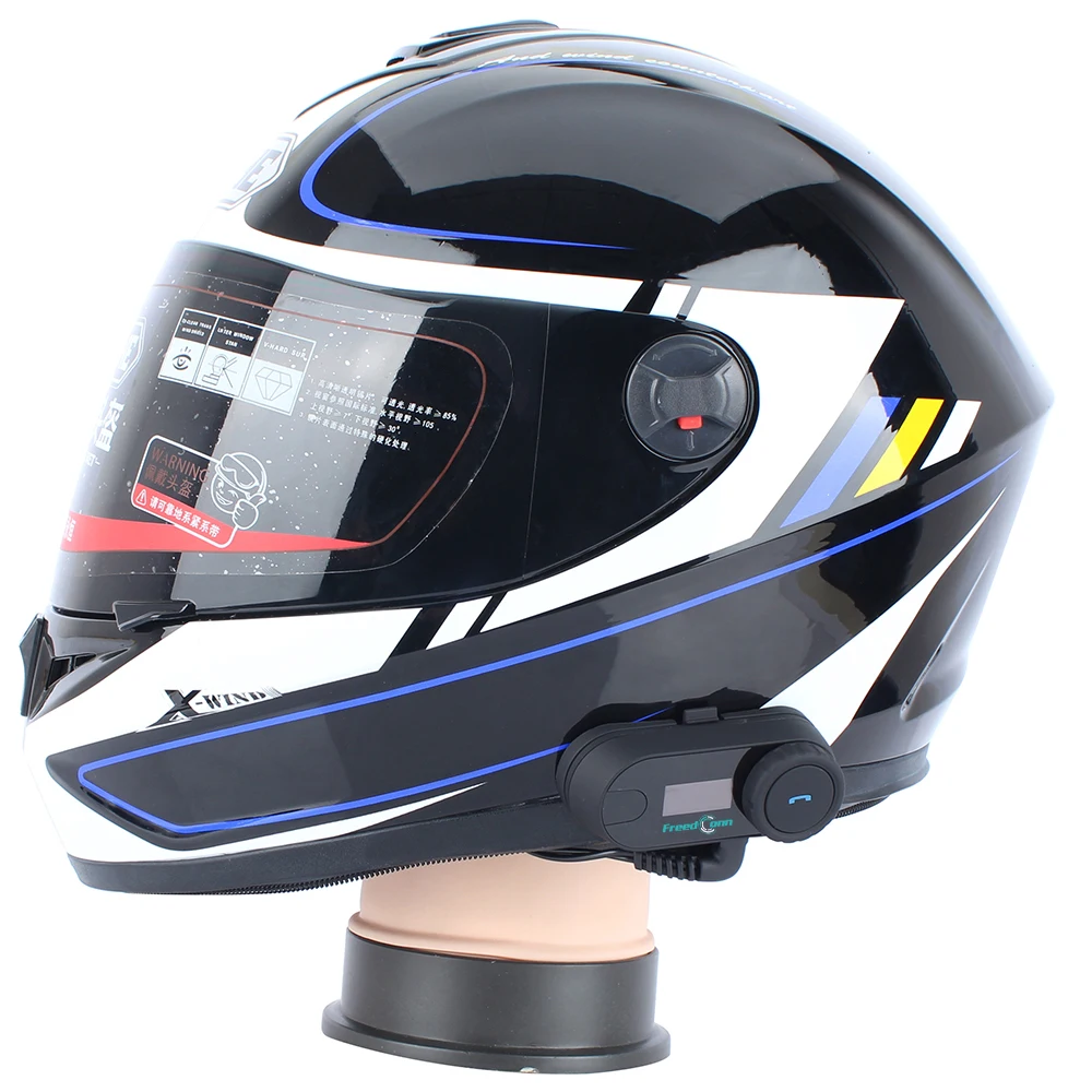 Motorcycle Intercom With Fm Radio - Intercomunicador sem fios para capacete de