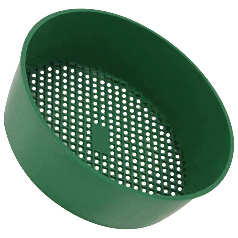 Garden Screen Sifting Pan Soil Sifter Sieve Rocks Home Planting Mesh Gardening Tool Strainer