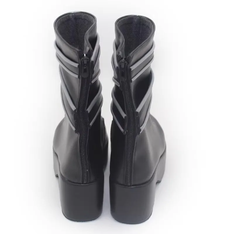 Anime Magical Girl Tsukishiro Yuki Cosplay Shoes Unisex Men Women Comic PU Boots for Halloween Carnival Party Christmas