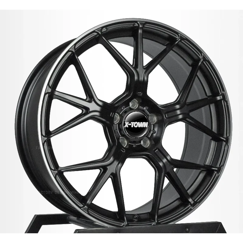 Customized Lightweight Forged Aluminum Alloy Wheels Concave Passenger Car Rims Luxury Split Spoke Design 17 18 19 20 22 24 Inch