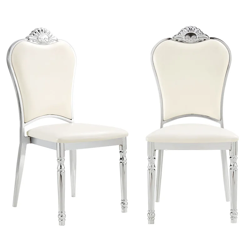 Hotel Wedding  Hotel Restaurant Lobby Wedding Banquet Chair Indoor Outdoor Silver Plated ingot Chair
