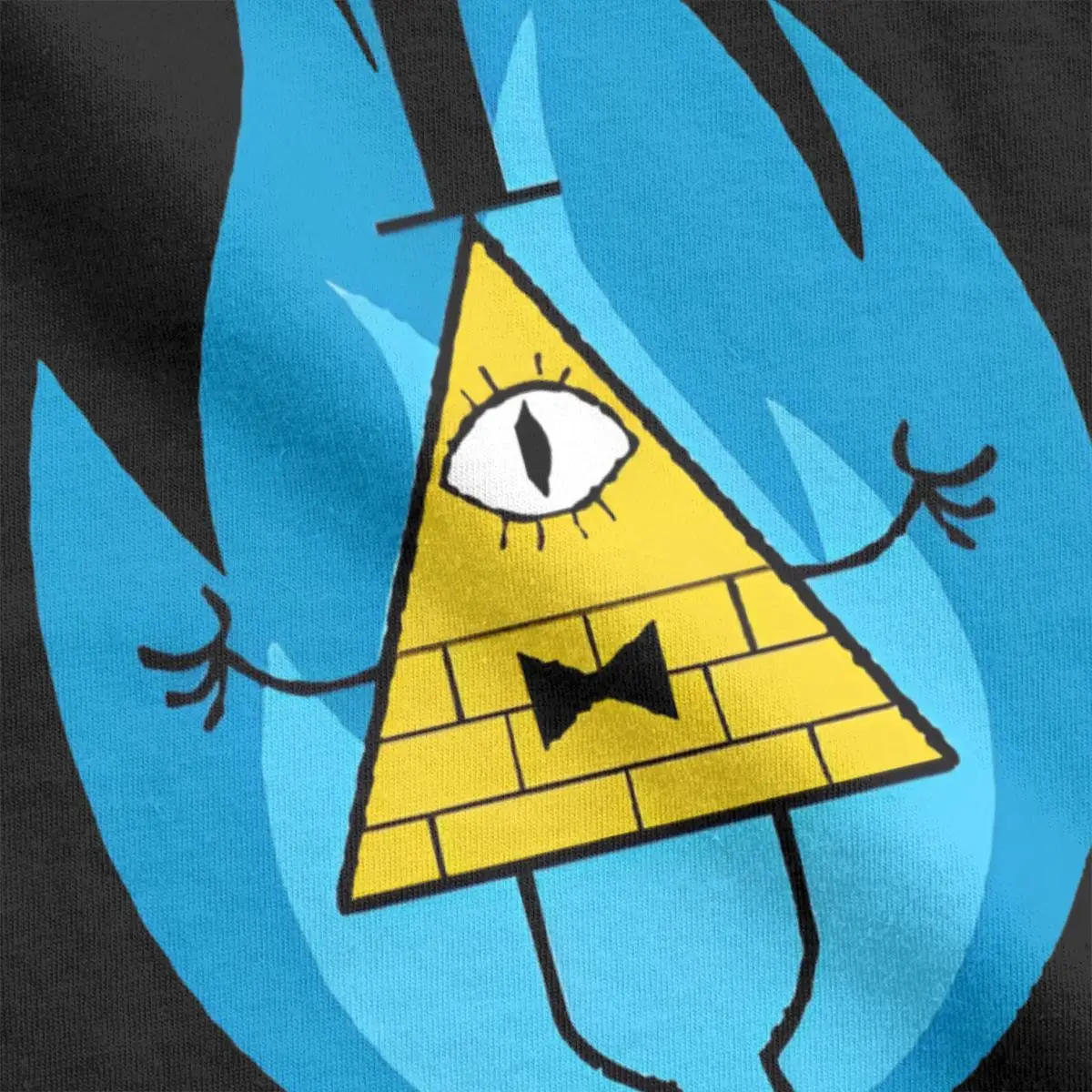 Oversized T-Shirt Gravity Falls Simple T Shirts Bill Cipher Tshirt for Couple Dropshipping Beach Aesthetic Design Top Tees