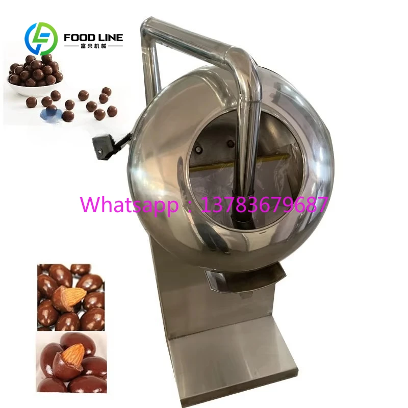 

Customized Chocolate Peanut Sugar Coating Machine Candy Panning Chocolate Coating Pan Polishing Machine