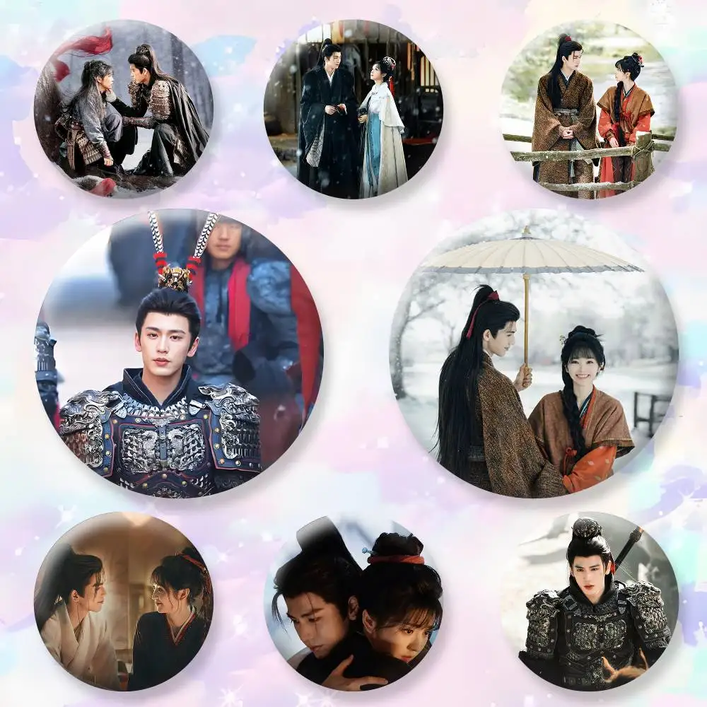 

Drama P-Pursuit Of Jade zhuyu zhanglinghe Badges Creative Tinplate Button PinsBrooch Badge Clothes Backpack