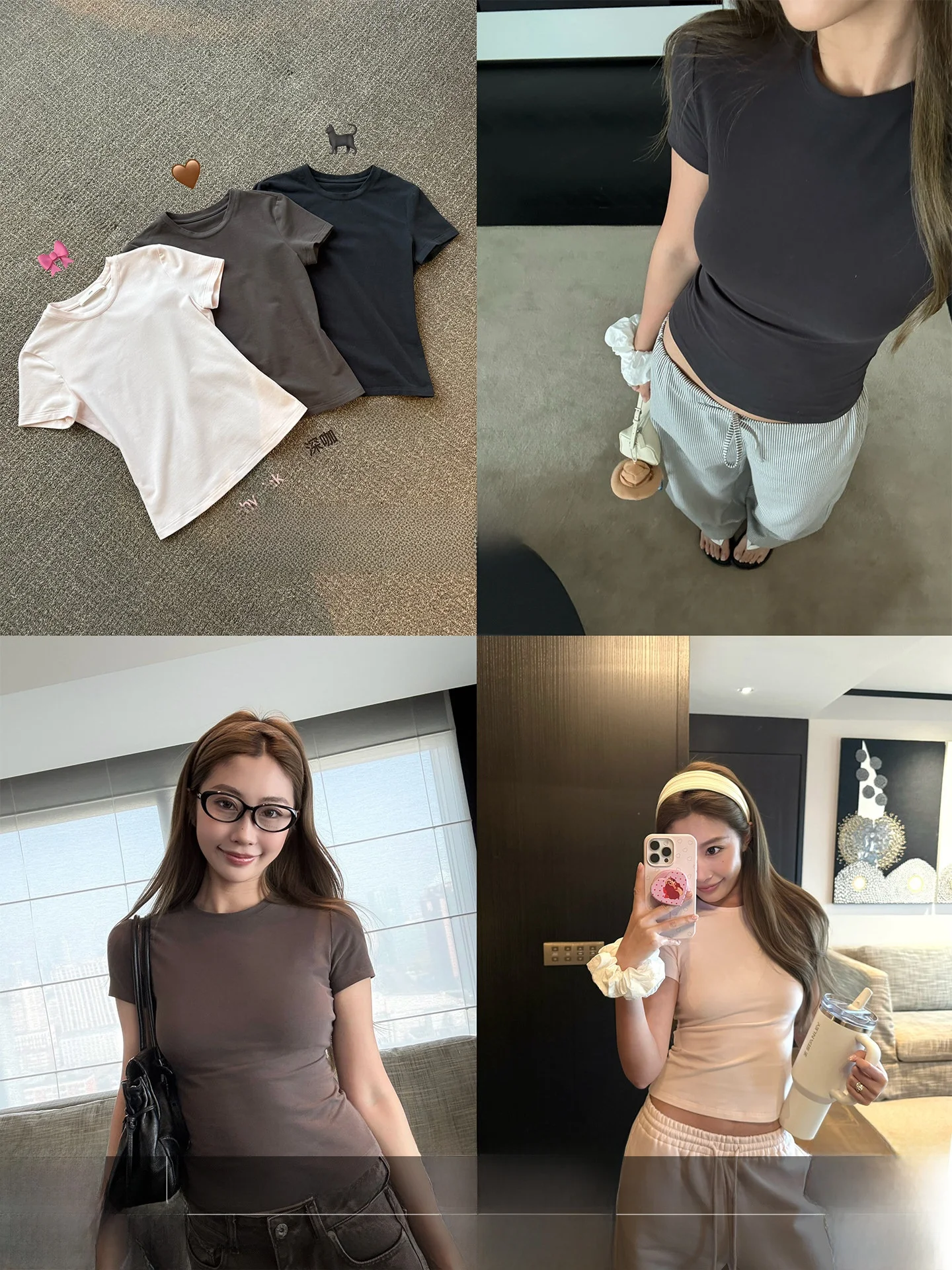 

Футболка 4PRIL Slim Fit, эластичная, с коротким рукавом, стандартной ширины плеч, с круглым вырезом, повседневная, удобная, из смесового хлопка, летняя.