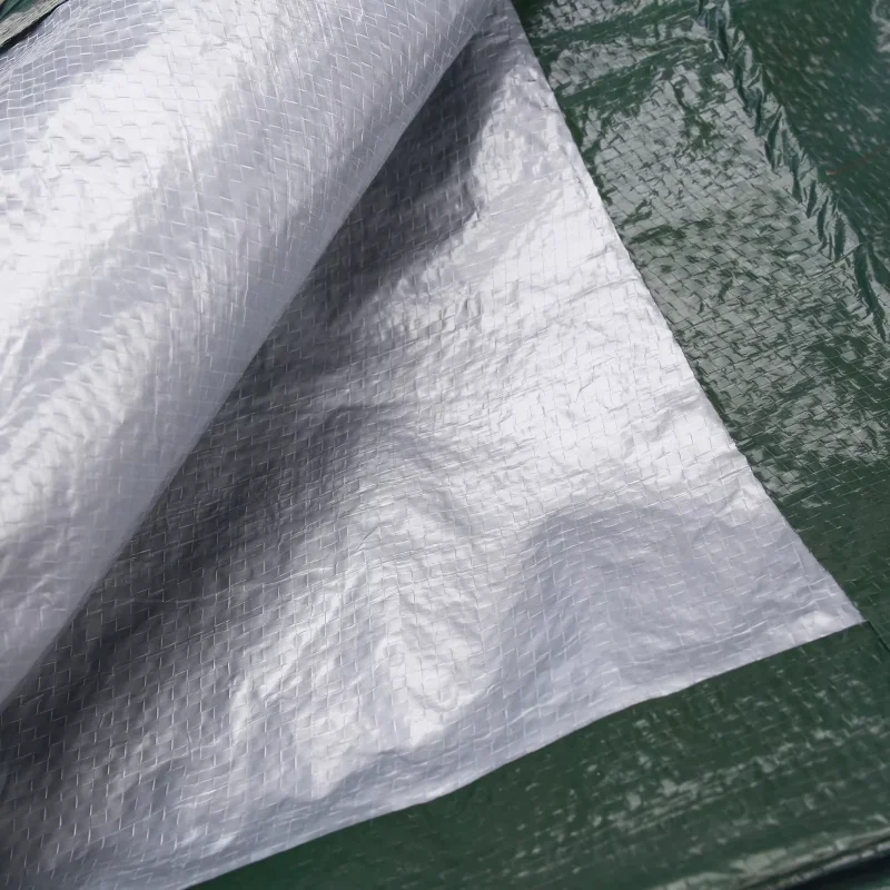 Custom Size PE Tarpaulin Waterproof UV Protection Plastic Tarp Multi-Color Outdoor Cover for Garden Patio Pool Car Truck Boat Cu