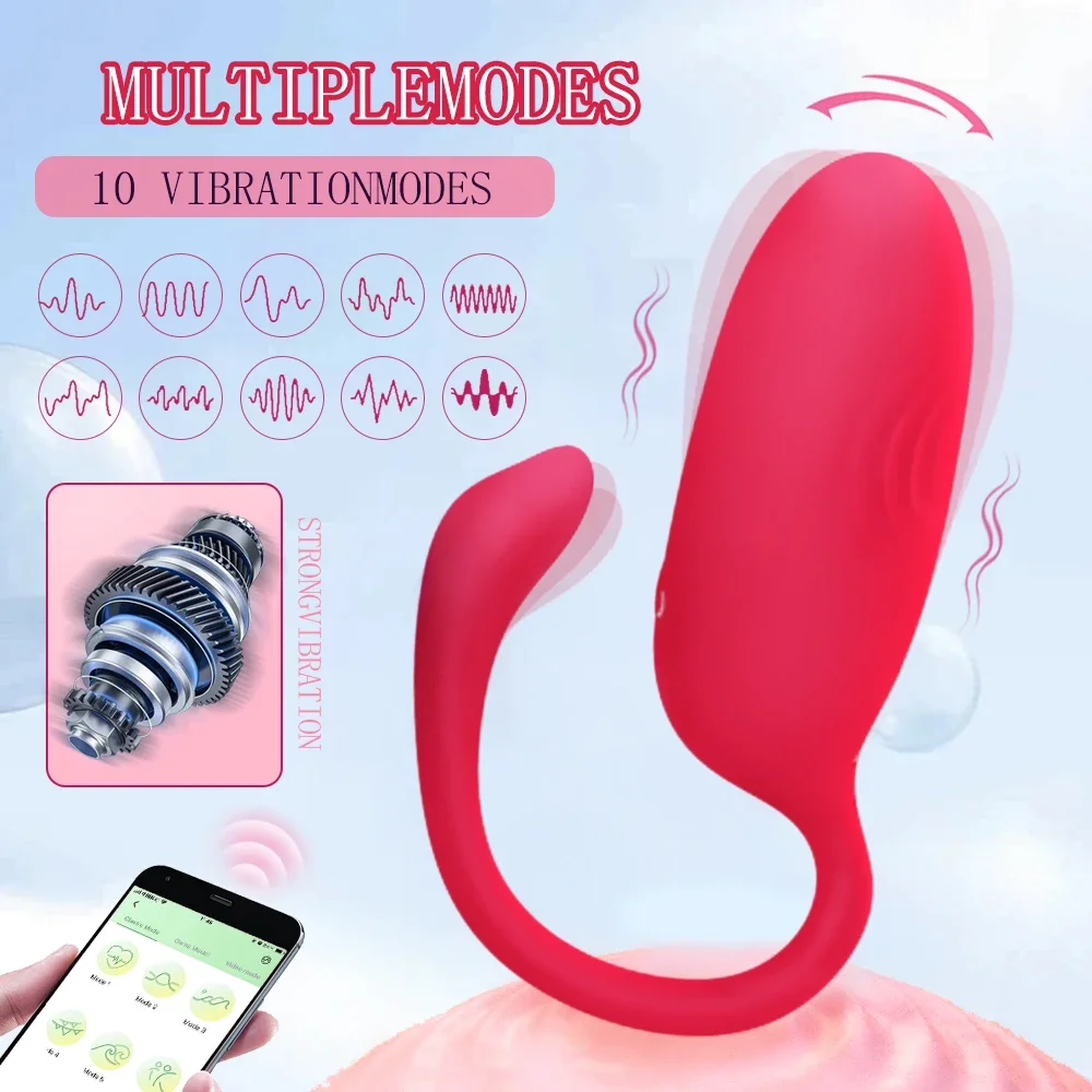 Wireless Bluetooth G Spot Vibrator Female Wear Panties Clitoris Stimulator APP Remote Control Egg Vibrating Vagin Massager