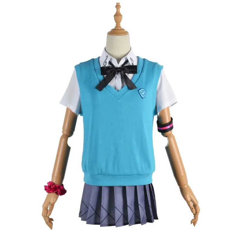 sisi-2233ミク衣装-vocaloid-16周年記念コスプレガールスクールjk制服セットアニメエキスポハロウィンコスチュームf