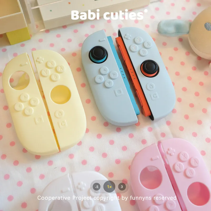 Babi Cuties Switch 2 Protective Case Matte Soft Shell Color Matching Anti Slip Game Console Cover Switch 2 Accessories
