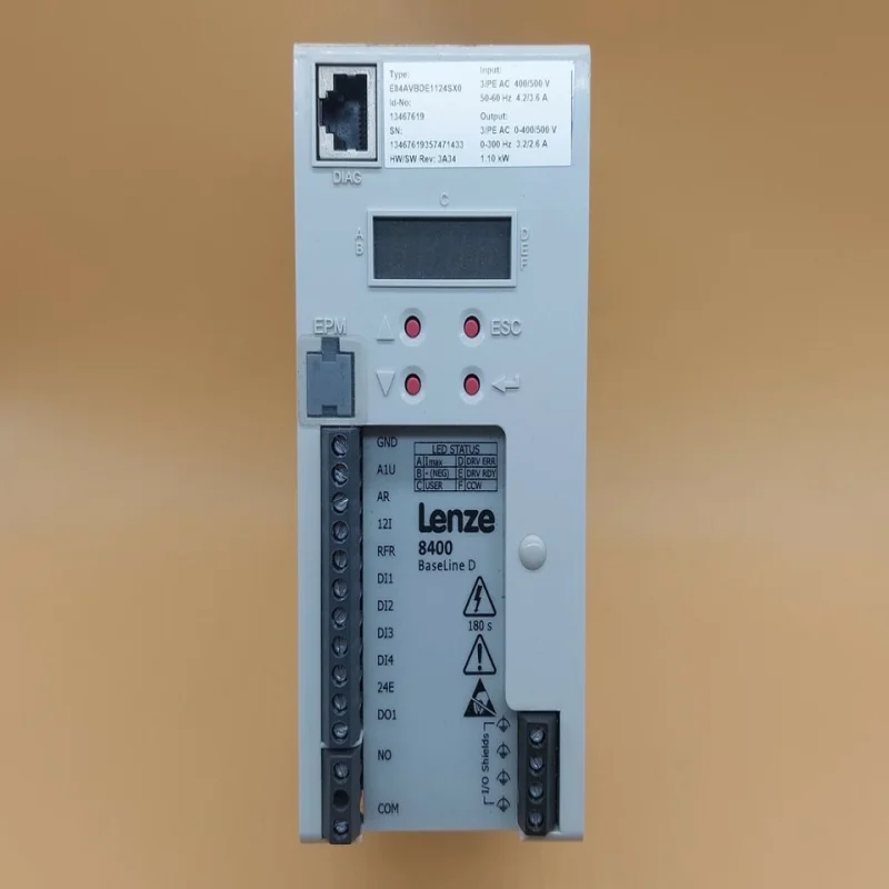 

New Original Ready Stock E84AVBDE1124SX0 DRIVES 8400 BASELINE D - 1.1 KW - 3.2A