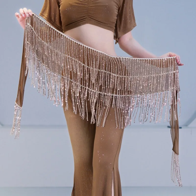 

customized belly dance practice outfit sexy performance outfit mesh Oriental dance costume group outfit female 5079