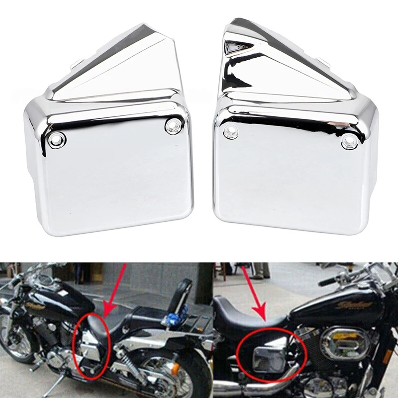 Super Sale Motorcycle Accessorie Battery Side Fairing Covers for Honda Shadow Spirit VT750 DC 2000-2007 Panel Frame Protector A1