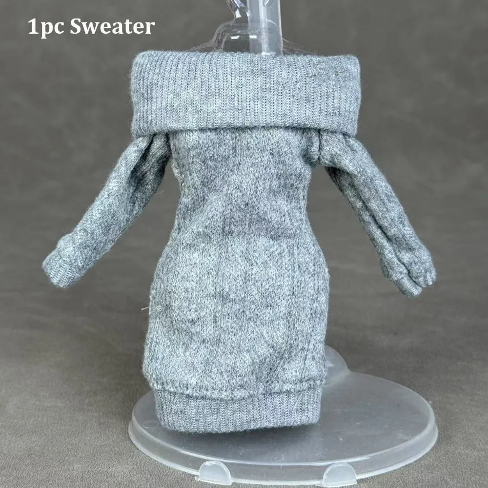 Handmade Doll Knitted Sweater Multicolored Mini 30cm Dolls Casual Dress Kids DIY Gift Toys Doll Accessories Tops for 1/6 Doll