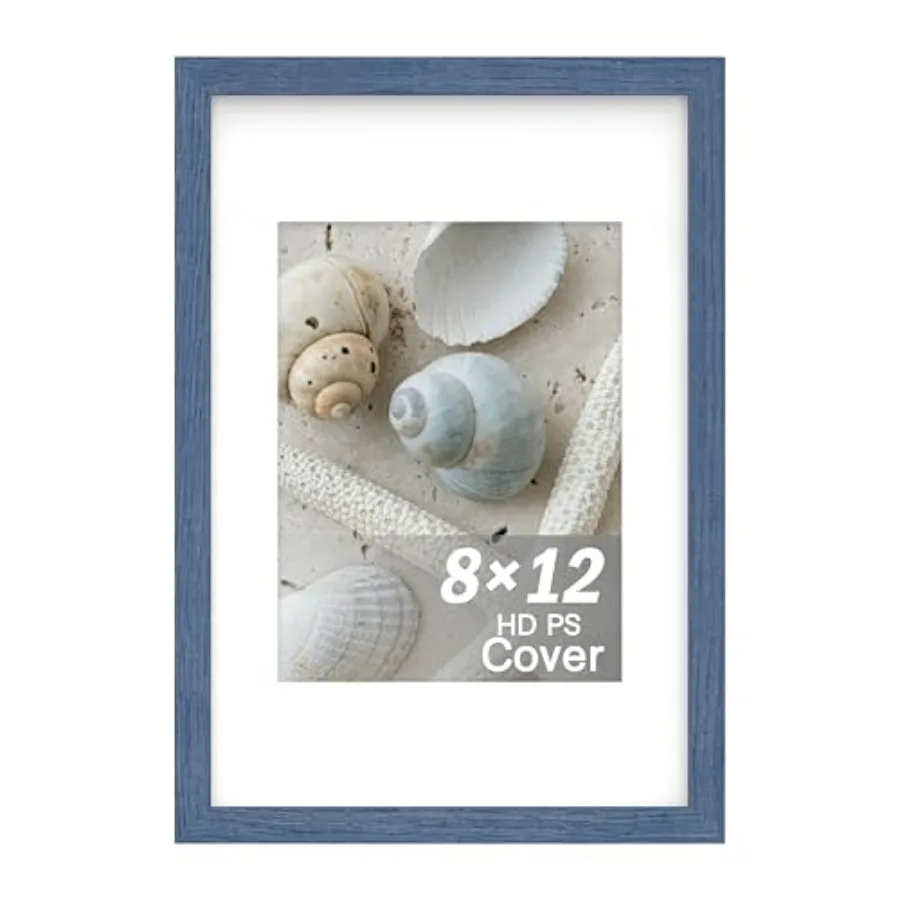 Picture Frame, Simple Photo Frame for Decorative Artwork, Suitable for Tabletop, Desk, Bookshelf and Wall Display, Photo Galler