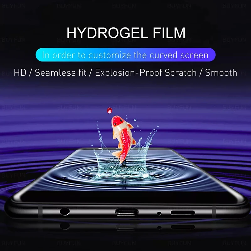 3PCS For UMIDIGI A9 A11 A13 Pro Max Hydrogel Film For UMIDIGI A5 A7S S3 S5 Pro F1 F2 A3S A3X Power 7 5 3 Screen Protector Film