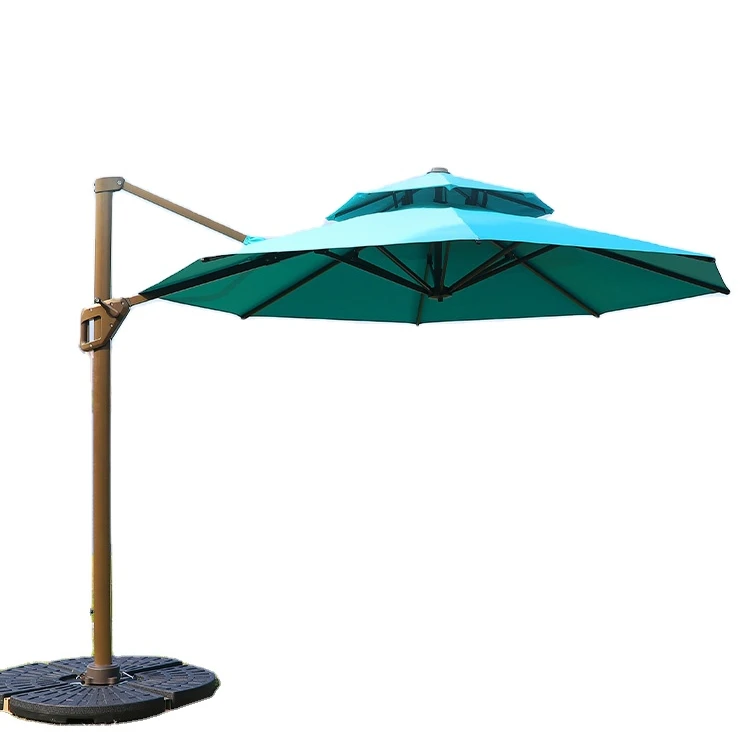 

Patio Parasols Cafe Bench Table Umbrellas Outdoor Garden Venice Classic Small Roman Umbrella