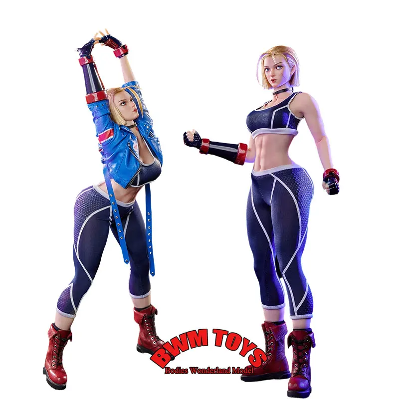 

In Stock STARMAN MS-012 1/6 Scale Female Soldier Cammy Agent Blue Bee Classic Japanese Game 12Inch Action Figure Doll Collection