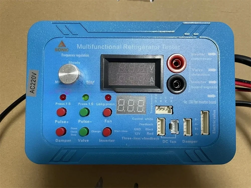 

Inverter Refrigerator Testing Instrument Tester Compressor Inverter Board Pulse Solenoid Valve Fault Repair Test Tool Universal