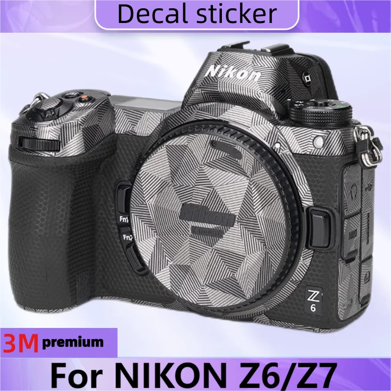 Untuk NIKON Z6/Z7 stiker badan kamera lapisan pembungkus DecalVinyl kulit pelindung mantel pelindung antigores