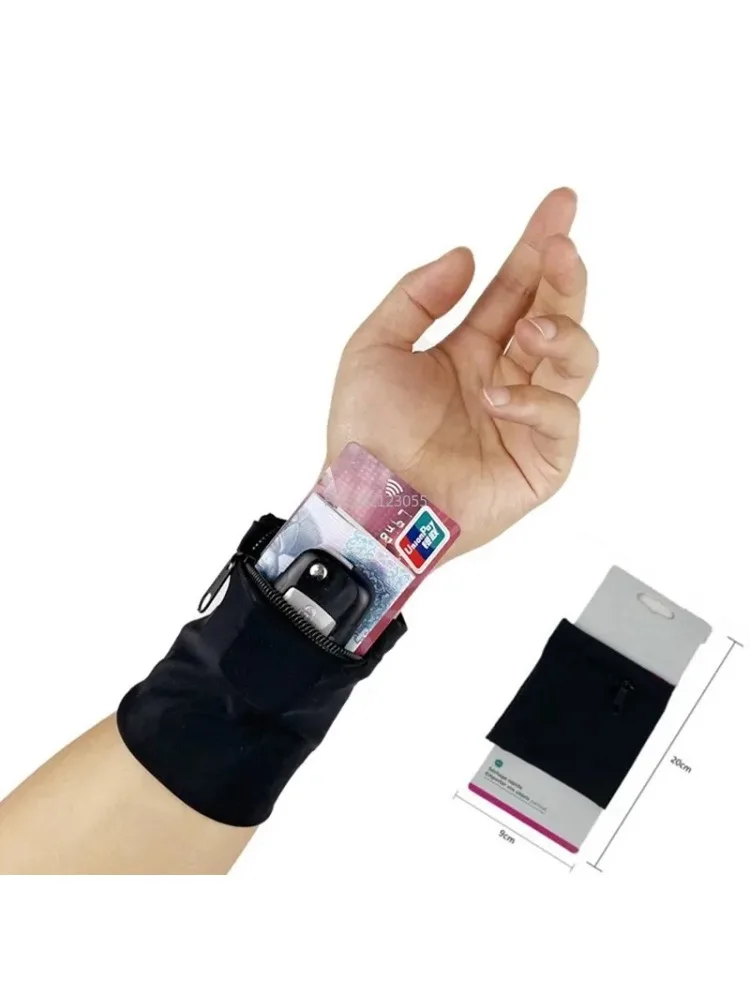AliExpress MOONBIFFY 1PC Zipper Running Bags Lightweight Wrist Wallet Pouch for Phone Key Card Sweatband Gym Fitness Sports Cycling Wristband Arm Bag