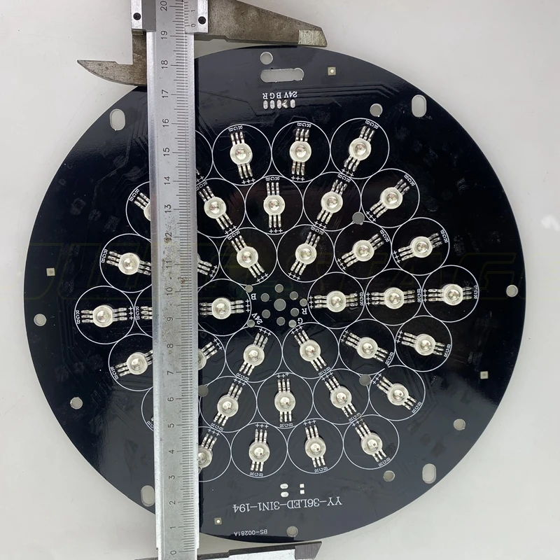 YY-36LED-3IN1-194 194mm داخلي LED Par Light 36x3W 24V LED لوحة المجلس #6