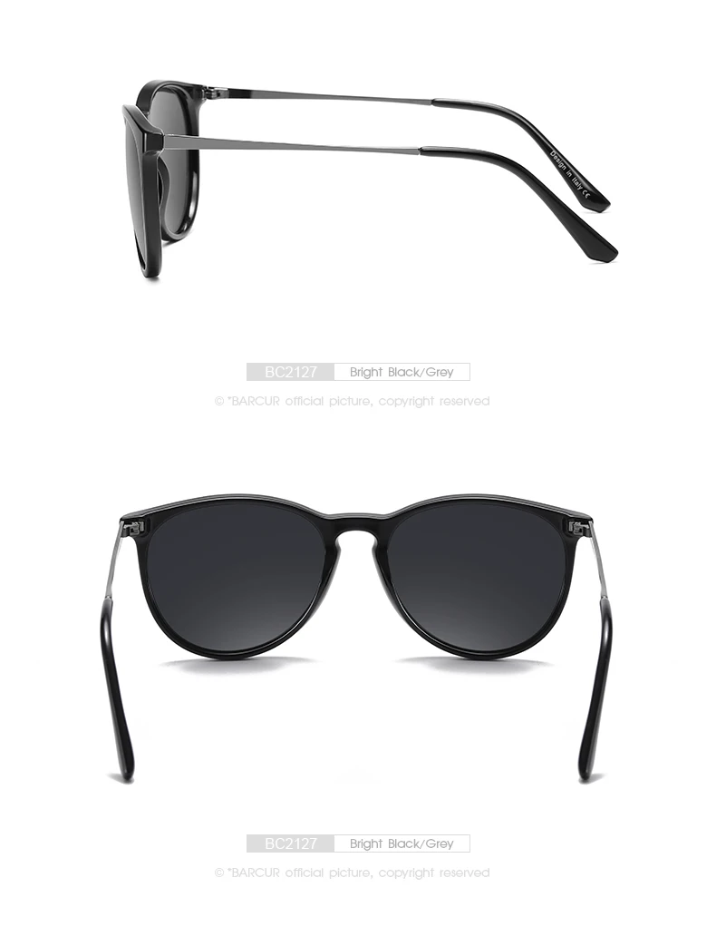 BARCUR Klassische polarisierte Sonnenbrille für Männer und Frauen, unverzichtbar für Outdoor-Fahren, Business-Freizeit-Sonnenbrillen – Detail 11