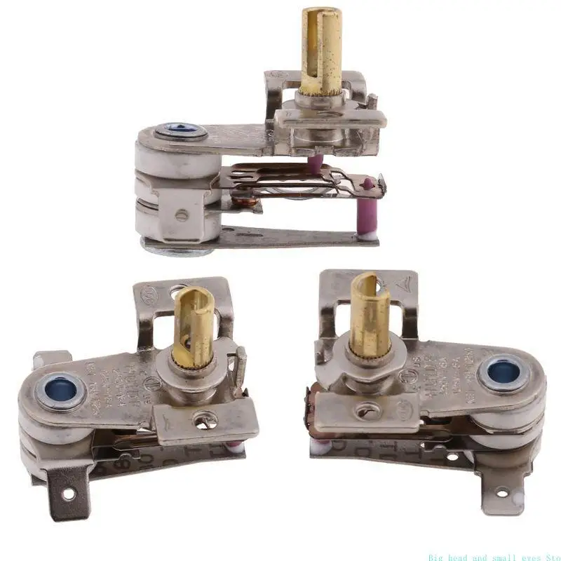 AC 250V 16A Sakelar 90 Celcius Dapat Disesuaikan Termostat Pemanas Bimetalik KDT-200 Pengontrol