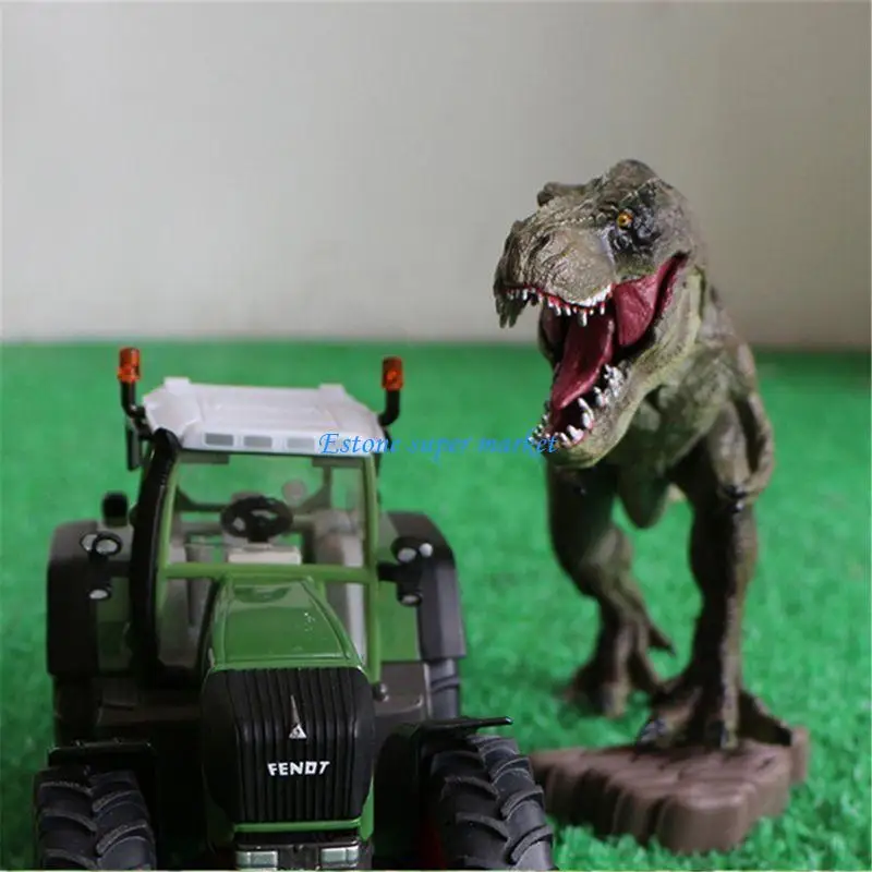 090B เด็ก Jurassic Tyrannosaurus ไดโนเสาร์ฟาร์ม/Jungle Interactive แบบพกพาของเล่น