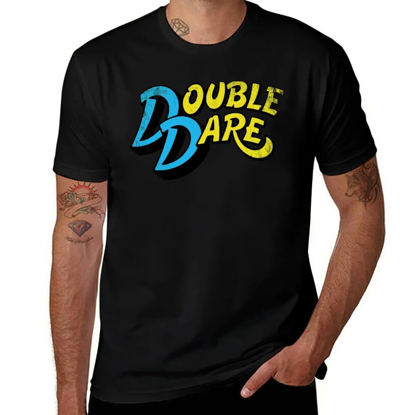 T-shirt Double Dare (vintage) anti-transpiration pour l'entraînement