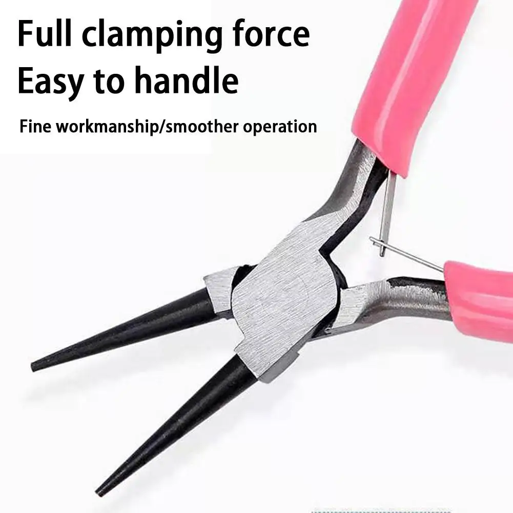 Multi-function Hand Pliers Jewelry Accessories Repair Opener Wire Tweezers Pliers Cutting/Bending Kit And Scissors Making T1A8