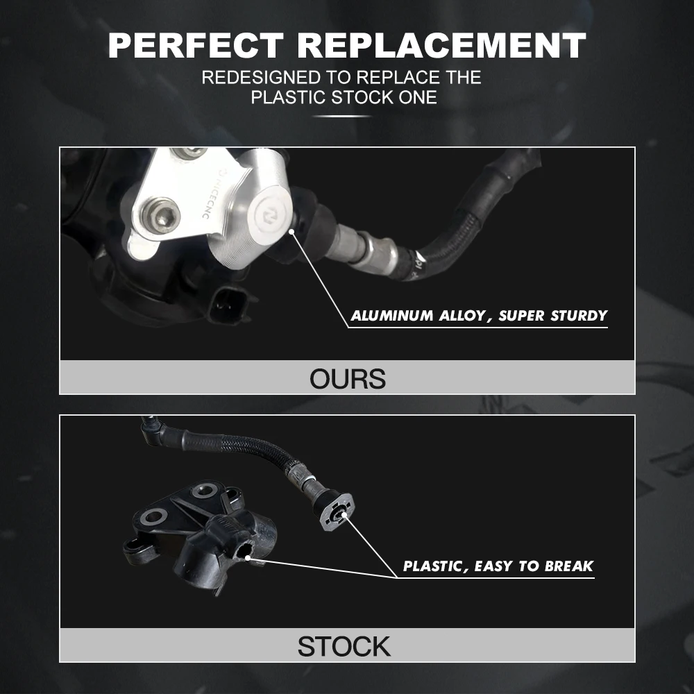Zamiennik 27400019 Rura Podłączeniowa Szyny Paliwowej Wtryskiwaczy Wlotu do Harley Ultra Limited Freewheeler Trike Tri Glide Ultra 2018-2021