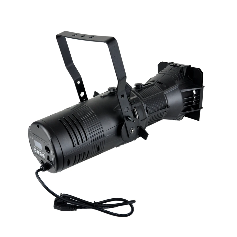 TIPTOP-DMX Refletor elipsoidal, Alumínio Shell, Iluminação LED Palco, Perfil Spot, 19 °, 26 °, 36 °, 200W