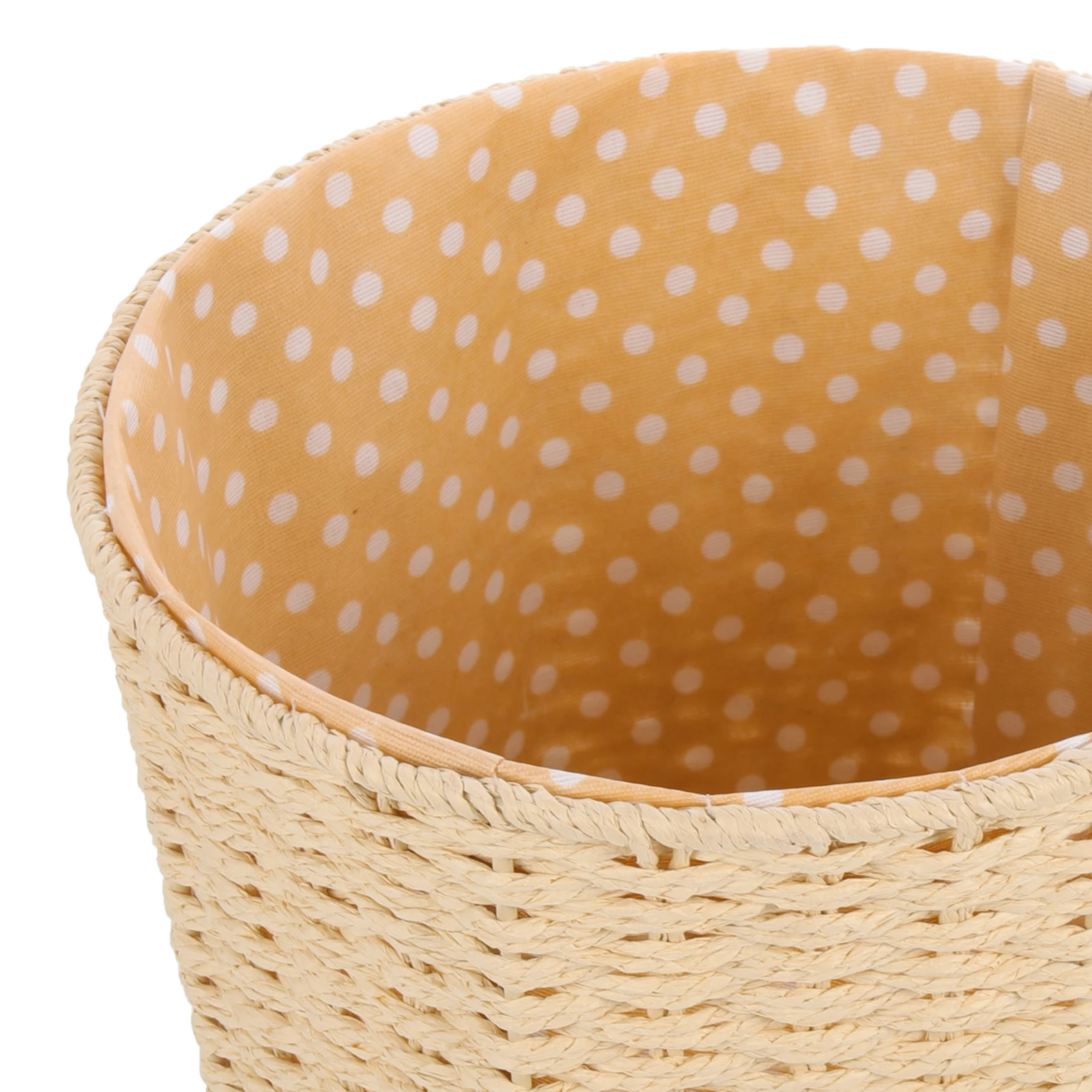

Woven Laundry Basket Storage Holder Bedroom Bathroom Living Room Household Container Handwoven Natural Long Lasting Safe