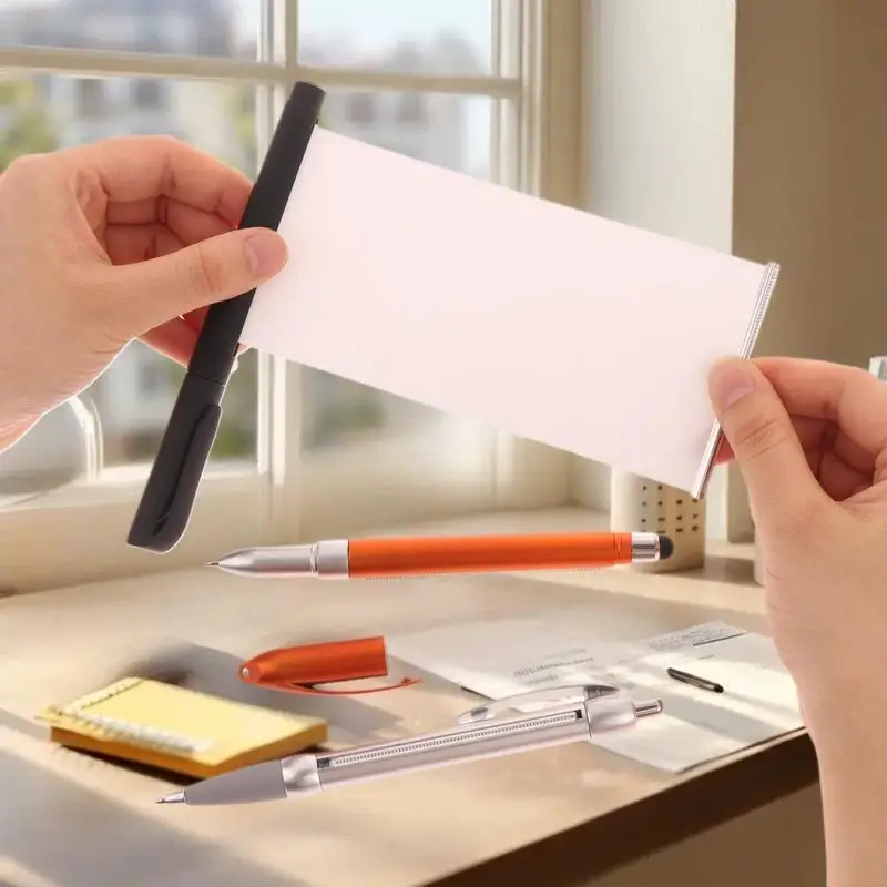 Hidden Writable Pull Paper Pen – Secret Message Writing Tool for Exams & Notes, Easy to Use Invisible Ink Pen