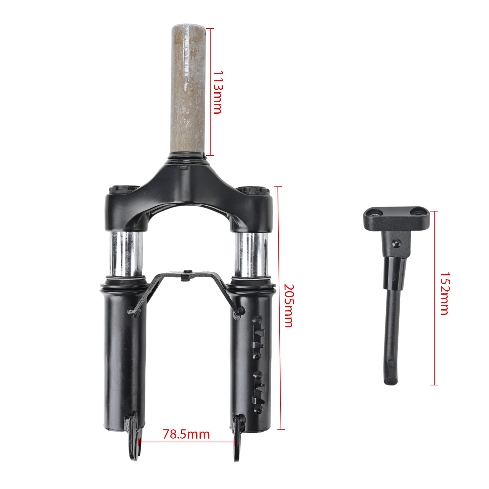 Fork Shock Suspension for Ninebot F40 F30 F20 F20D Electric Scooter Absorber Assembly Extended Kickstand Modified Parts