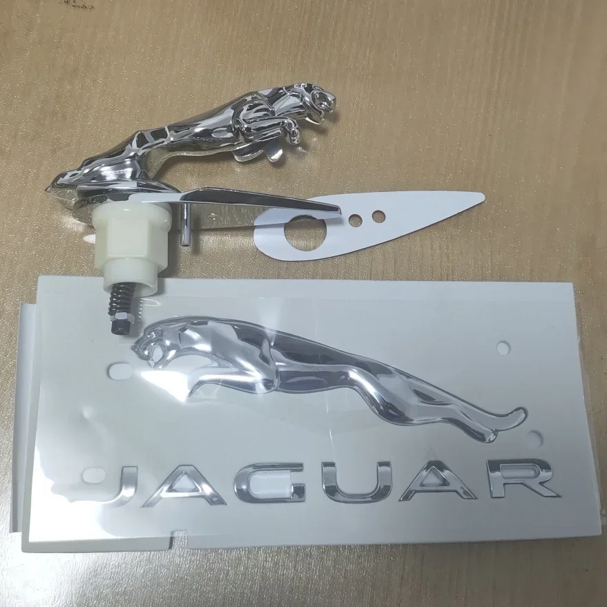 غطاء محرك السيارة الأمامي شعار شارة الجذع شارة ل جاكوار XF XJ XE XK XKR XFL XJS EPace FPace S نوع X نوع Ftype الملحقات