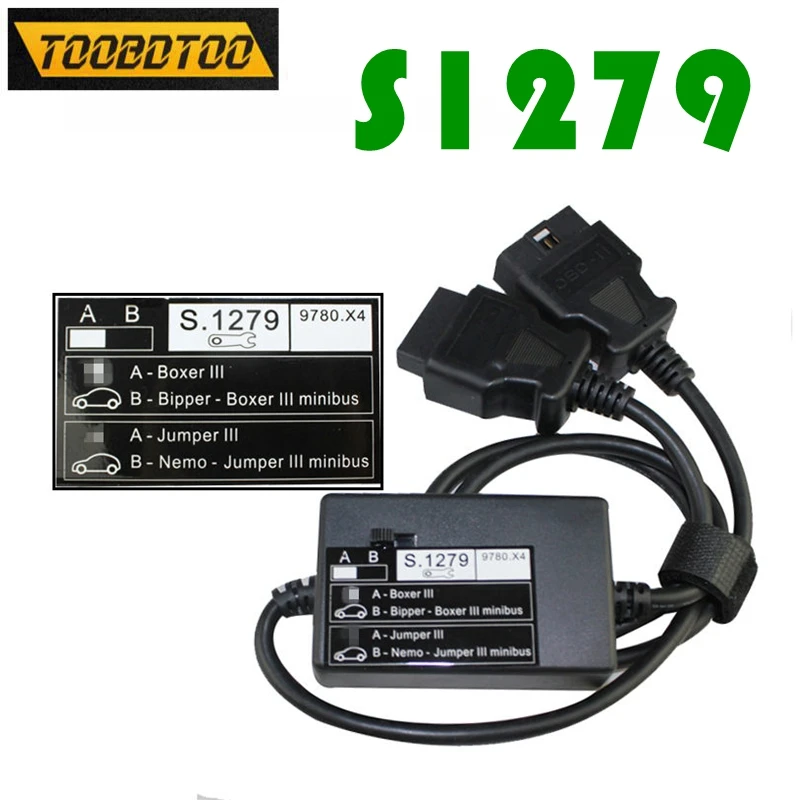 High Quality Best S.1279 Lexia PP2000 Module Diagnostic Connector S1279 Boxer JumperIII Professional Lexia3 For Peugeot & Citroe