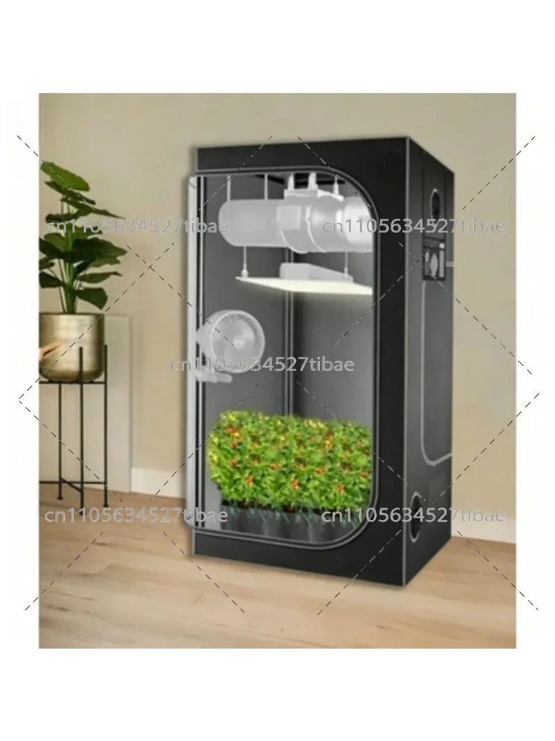 120x120x200cm Plant Grow Tent Kit with Hydroponic System for Indoor Gardening