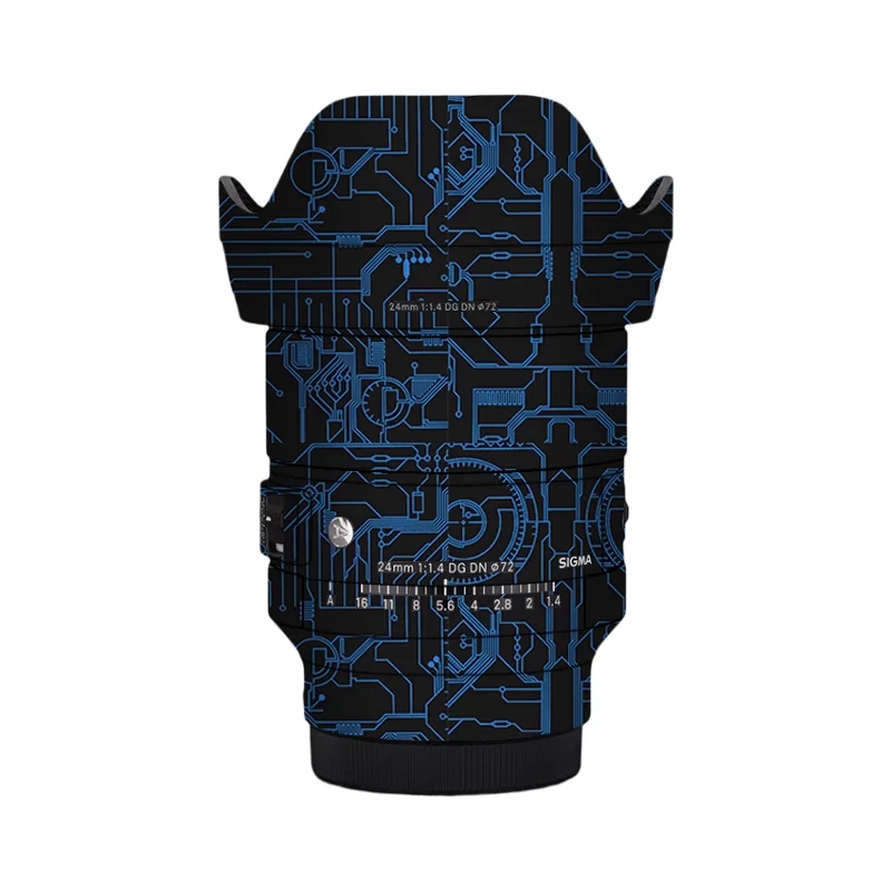 Untuk Sigma 24 1.4 DG HSM Art Decal Skin Vinyl Wrap Film lensa pelindung stiker mantel 24mm F1.4 DN DG Sony E Mount