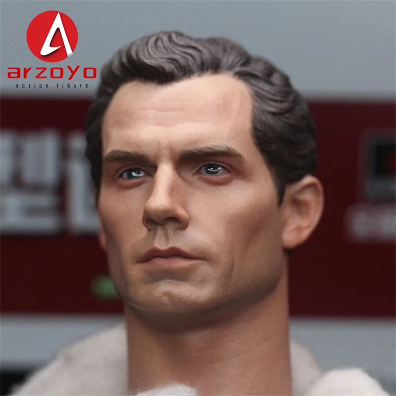 IN STOCK 1/6 Henry Cavill Head Sculpt Hero Head Carving Model Fit 12'' Male Soldier Action Figure Body Dolls