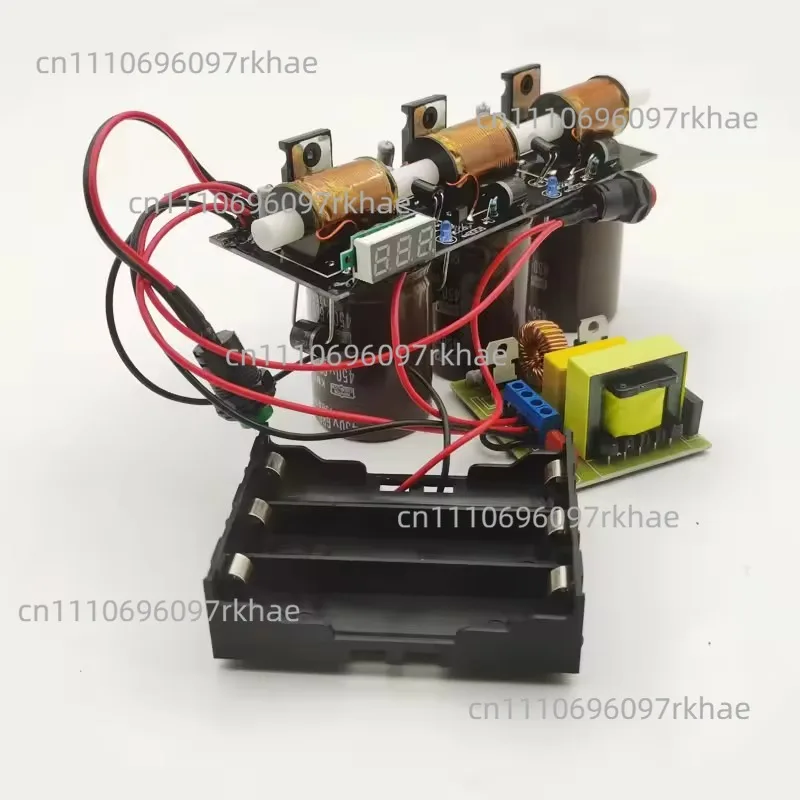 Three-stage high-voltage integrated electromagnetic gun, simple multi-stage diy coil gun kit, physics experiment teaching model