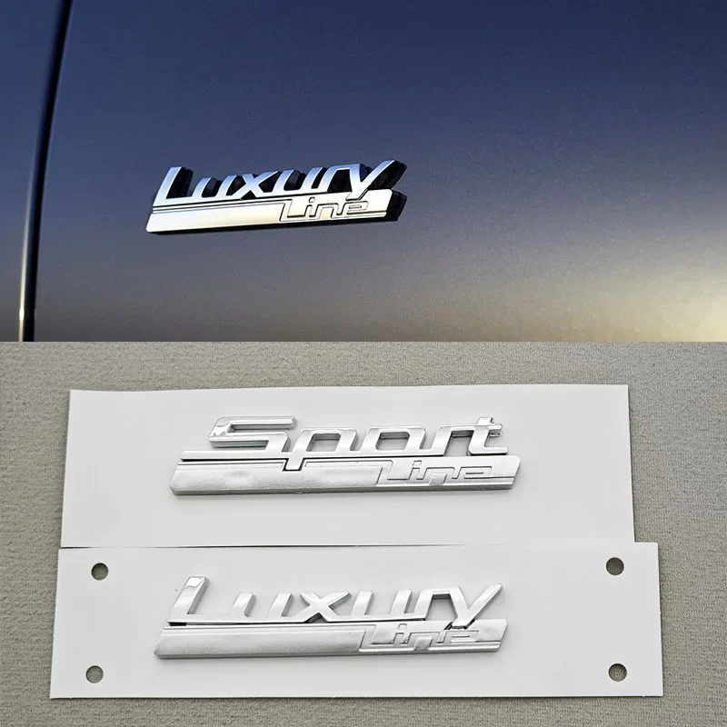 3D ABS Sport Luxury Line Emblem Car Fender Badge Stickers For BMW 520i 530i 330i 320i 518i F30 F10 G30 G20 E46 E39 Accessories view 6