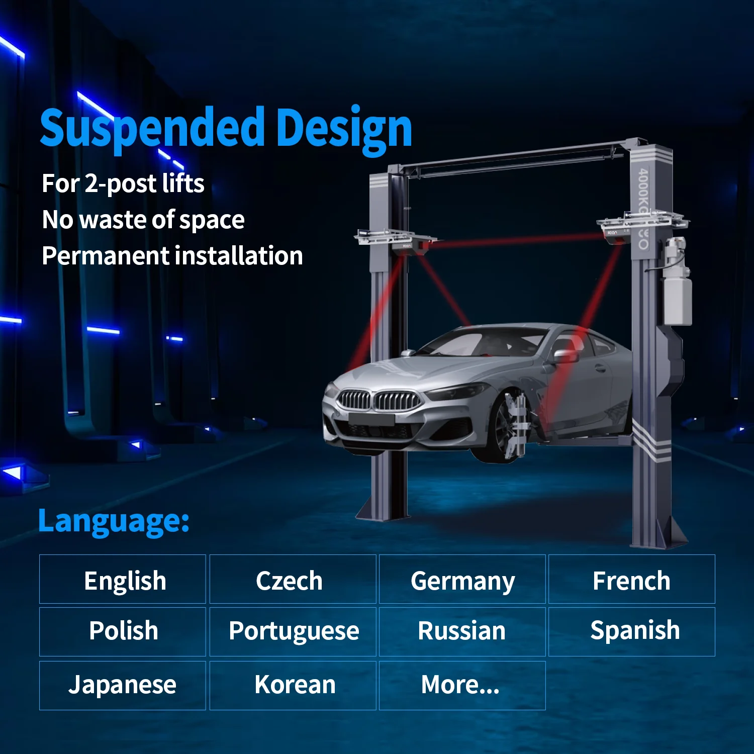 FCAR FD505S Suspended Wheel Alignment Machine Portable Mini Auto Four-Wheel Calibration Software Workshop Tools Wheel Aligner