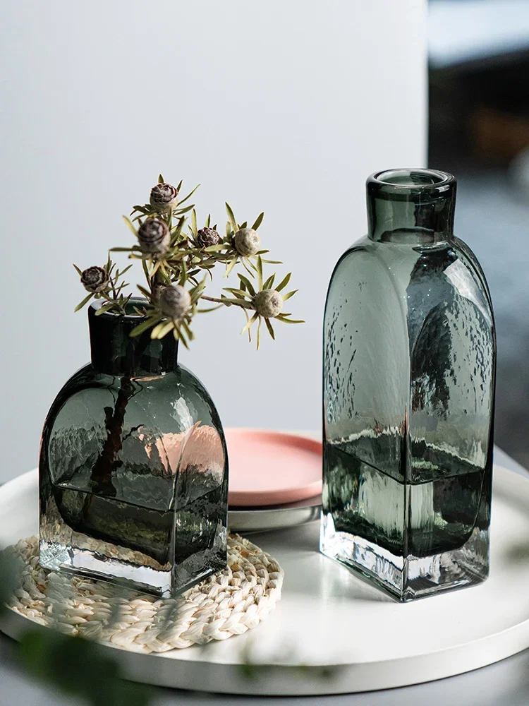 

Vase Glass Nordic Home Decor Living Room Decoration Flower Pot Terrarium Tabletop Flower Vase decoración hogar ваза Vases