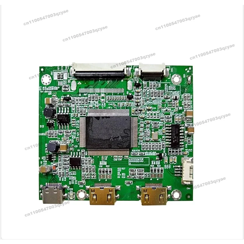 Thin Portable Display Driver Board EDP Driver Board 2-way MINI HDMI + Type-C Power Supply