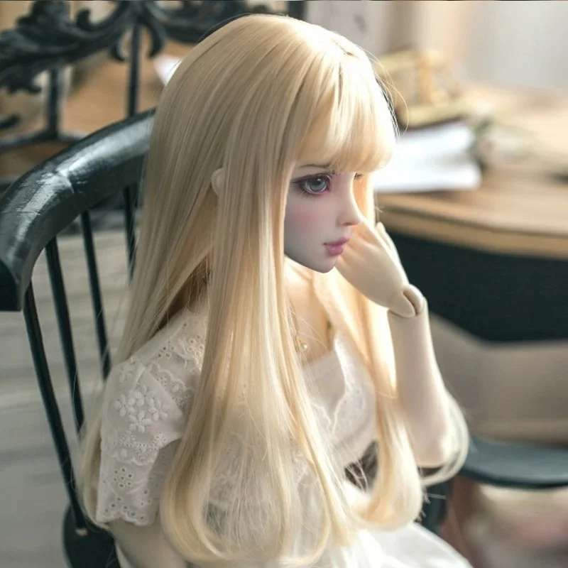 bjdDoll Wig3468 Frangia in fibra ad alta temperatura Foglie di capelli finti Luo Li De Bisheng Circonferenza della testa Vendita diretta in fabbrica